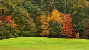 The golf course at Saratoga Springs, NY